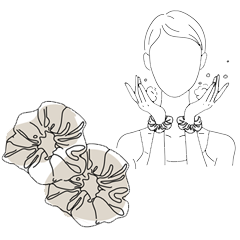 Grafik von Scrunchies.