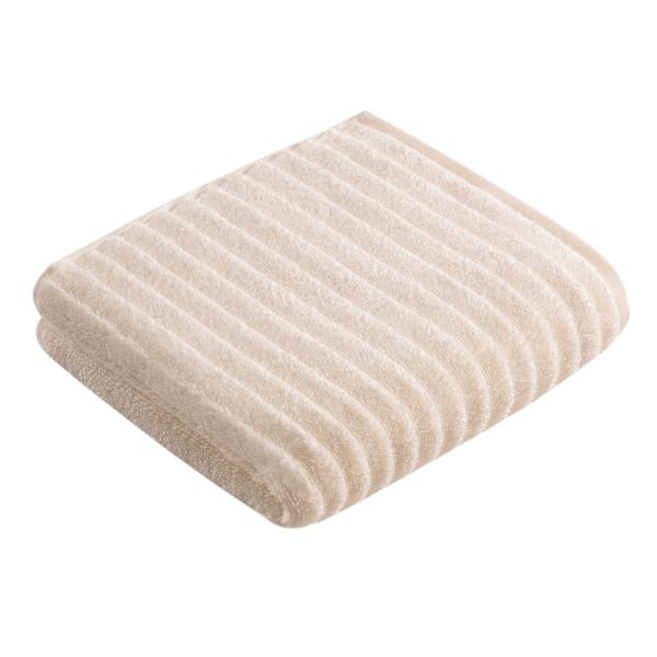 creamy towel, towel with recycled cotton fibers, ecological towel