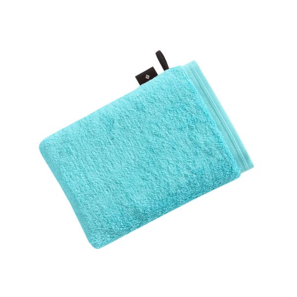 Hellblauer Waschhandschuh, Veganista