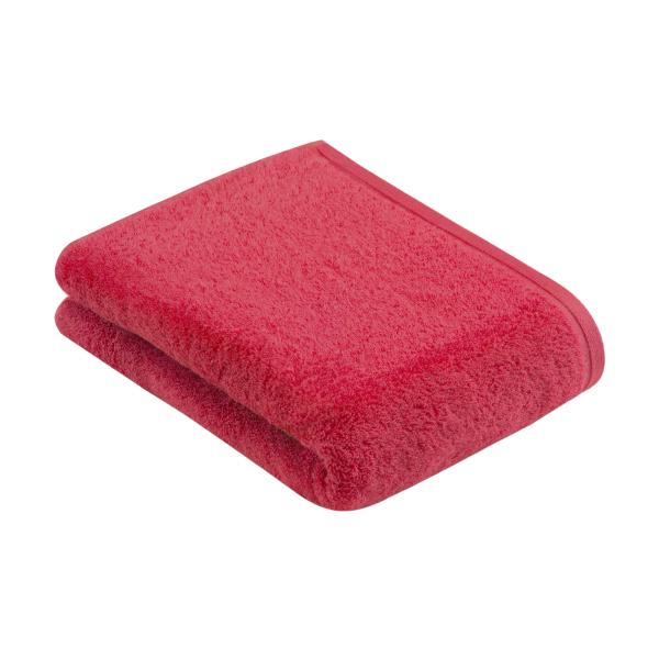 Veganes Duschtuch, Rotes Duschtuch