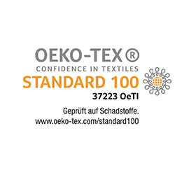 Öko-Tex Standard 100 - schadstofffrei und gesundheitlich einwandfrei